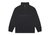 Fear Of God Essentials Half Zip Pullover Sweater - Black (FW20)